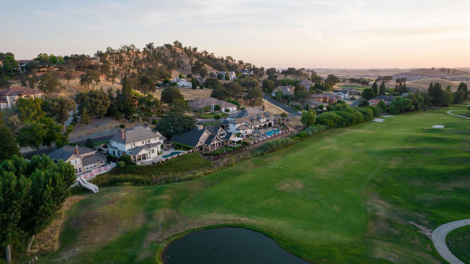 21672 Westmere Lane Friant, CA 93626 - Photo 79 of 80 an aerial view of residential houses with outdoor space and trees
