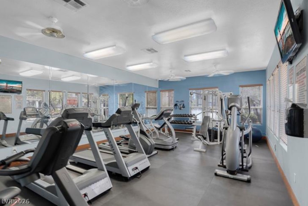 7255 West Sunset Road, Unit 2111 Las Vegas, NV 89113 - Photo 30 of 33 Fitness center with ample cardio equipment and free weights for all residents.