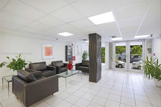 a view of parking garage with garage