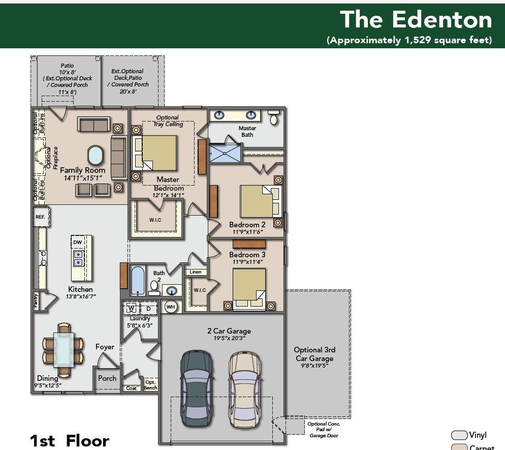 71 Deep Blue Trail Middlesex, NC 27557 - Photo 8 of 9 a black and white photo of a living room