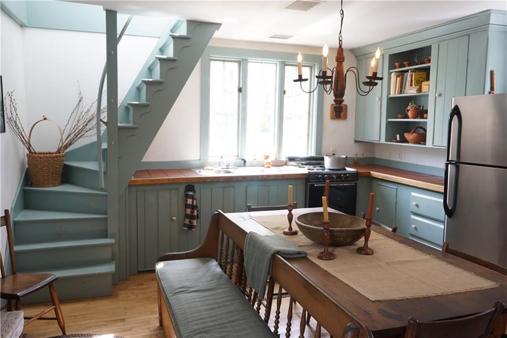 118 Junction Road Westport Island, ME 04578 - Photo 17 of 31 Period kitchen with "Good Morning"...