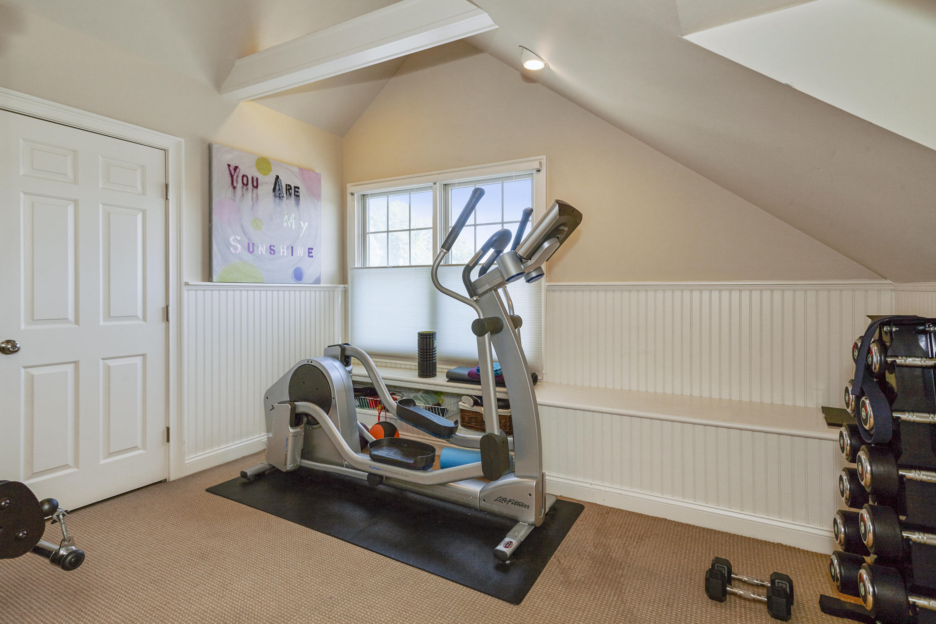 14 Richmond Road Rowayton, CT 06853 - Photo 19 of 28 a view of a room with gym equipment