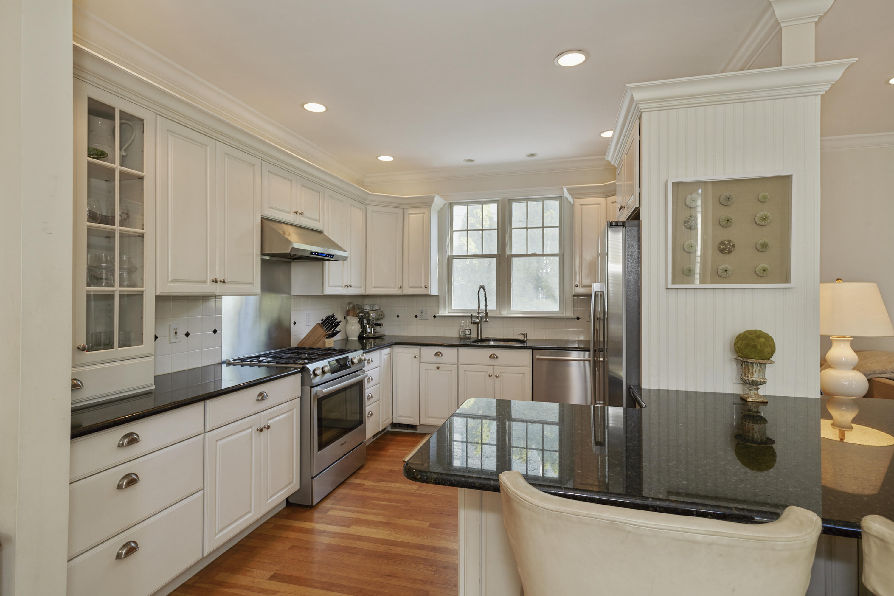 14 Richmond Road Rowayton, CT 06853 - Photo 6 of 28 a kitchen with a sink cabinets and window