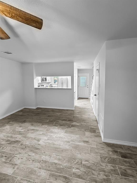 a view of empty room