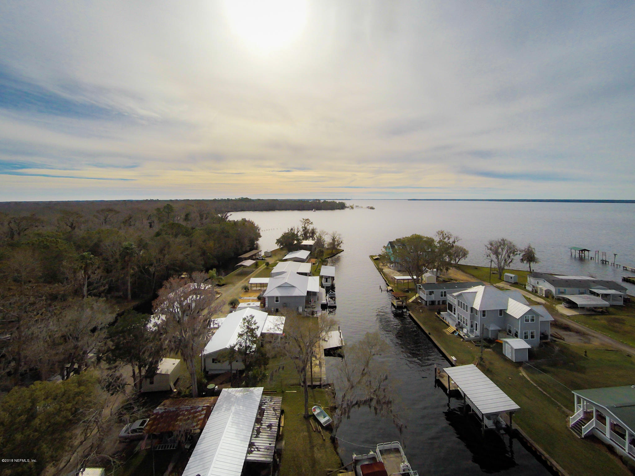 8455 Perry's Park Road St. Augustine, FL 32092 - Photo 2 of 7 Overhead of Canal