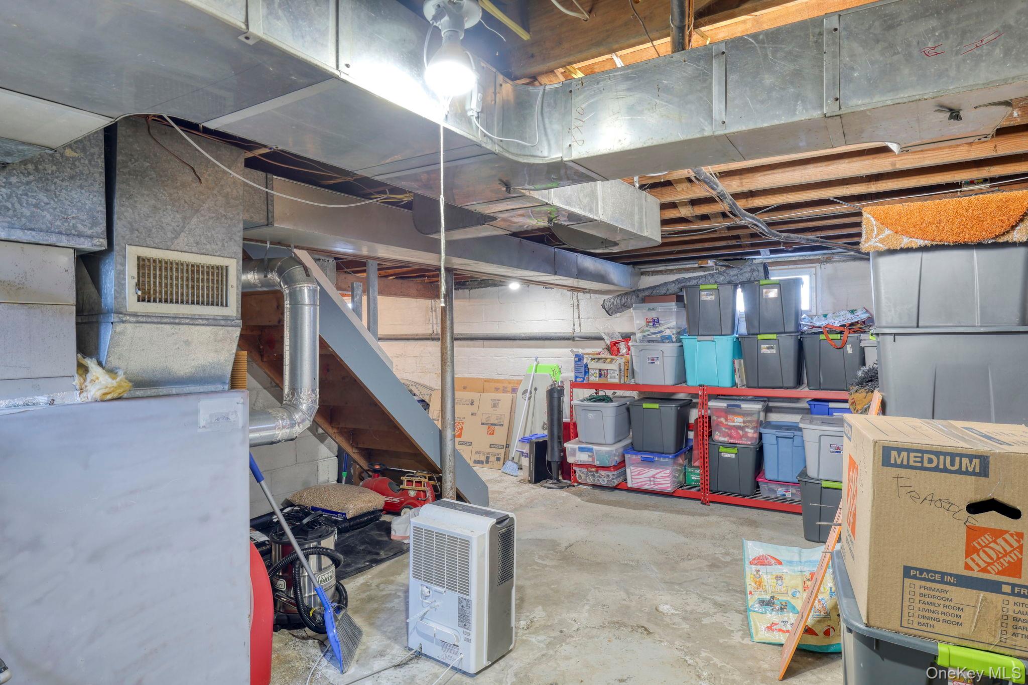 210 Overlook Road Poughkeepsie, NY 12603 - Photo 30 of 43 Unfinished below grade area featuring heating unit