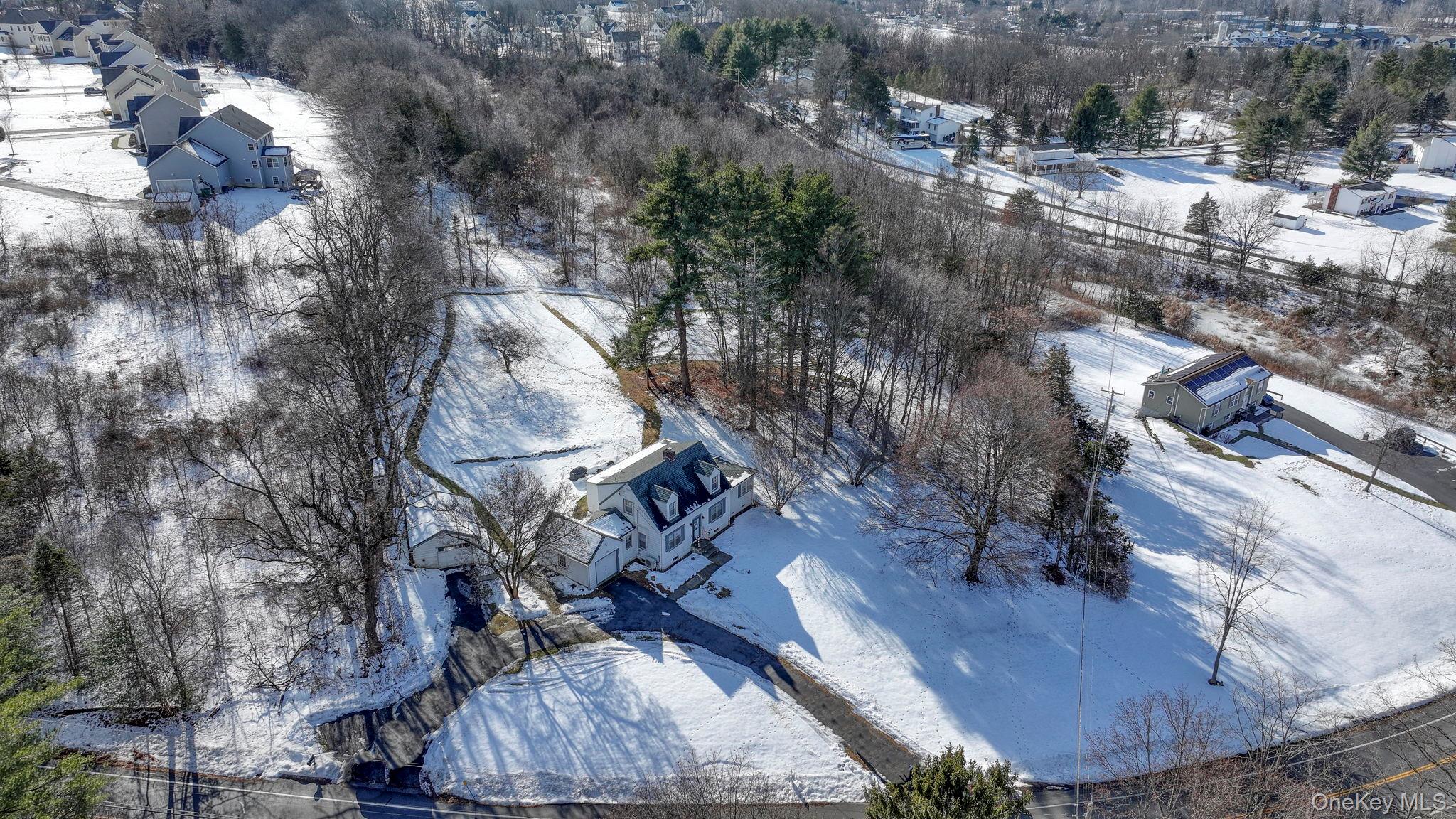 210 Overlook Road Poughkeepsie, NY 12603 - Photo 41 of 43 View of snowy aerial view
