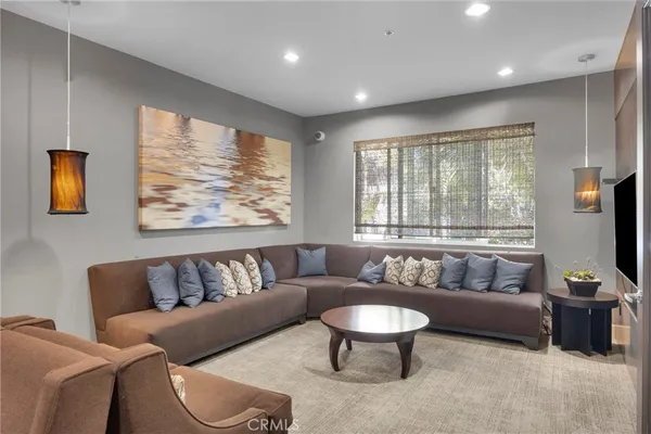 a large building with a city view