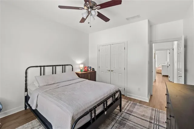 a very nice looking room with wooden floor