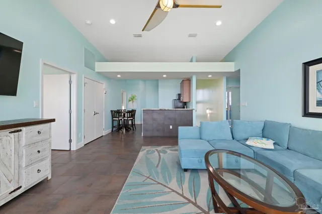 a view of a balcony with an outdoor space