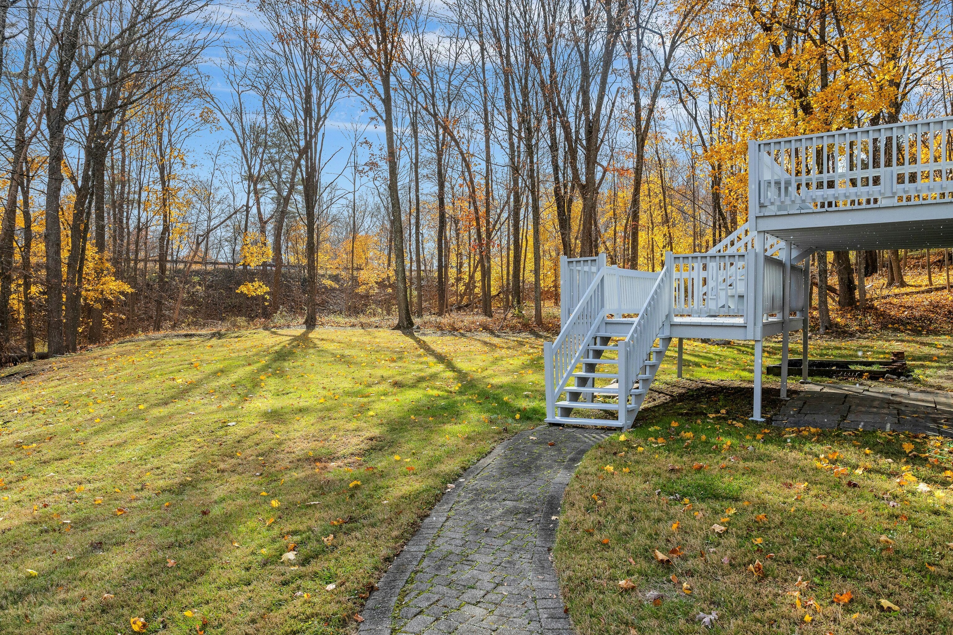 64 Jelliff Mill Road New Canaan, CT 06840 - Photo 22 of 24 a house with tall trees in front of it