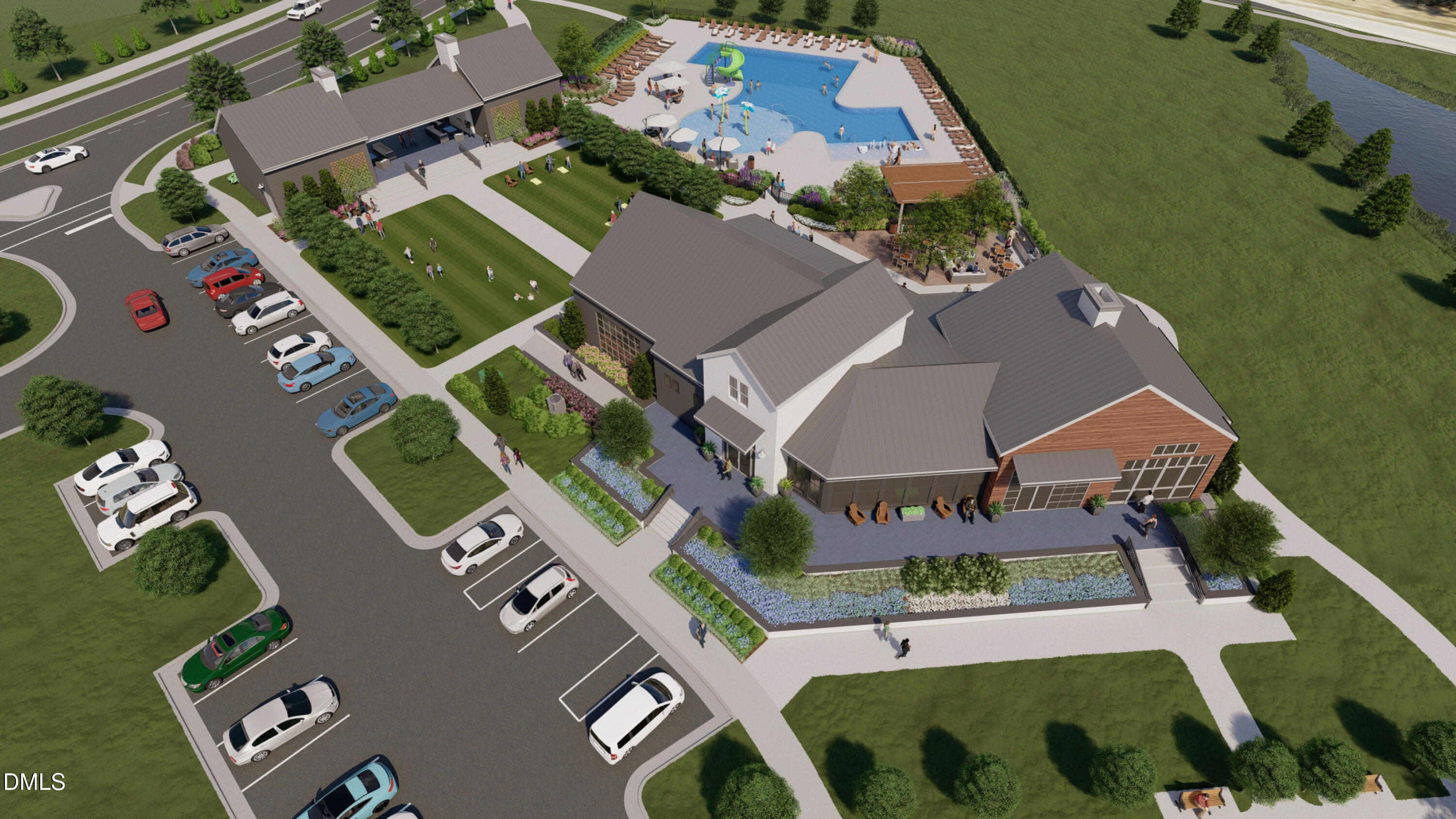 917 Fetching Place, Unit 375 Rolesville, NC 27571 - Photo 43 of 43 an aerial view of a house