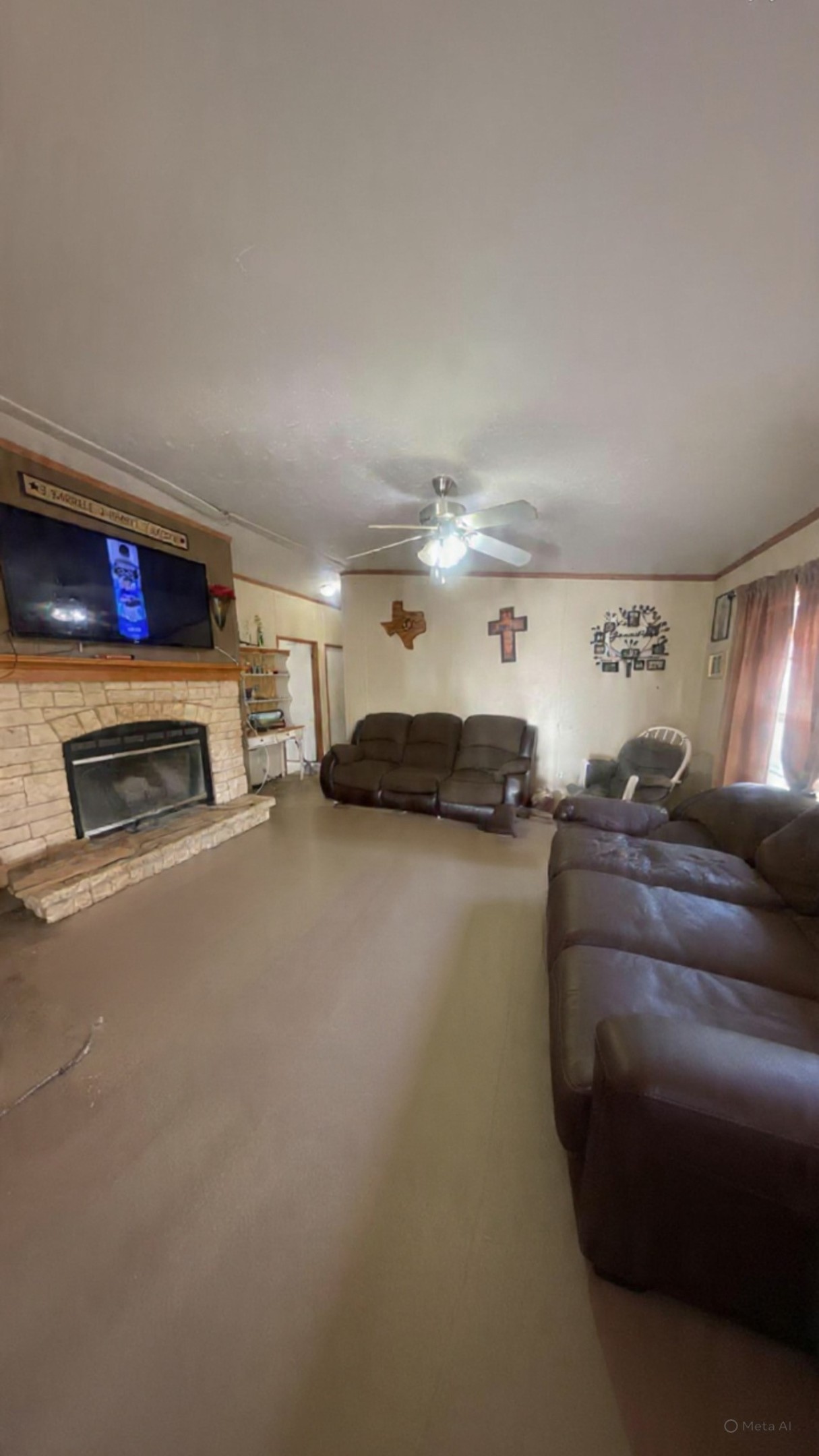 26601 Sun Belt Tool, TX 75143 - Photo 4 of 15 a living room with furniture and a fireplace