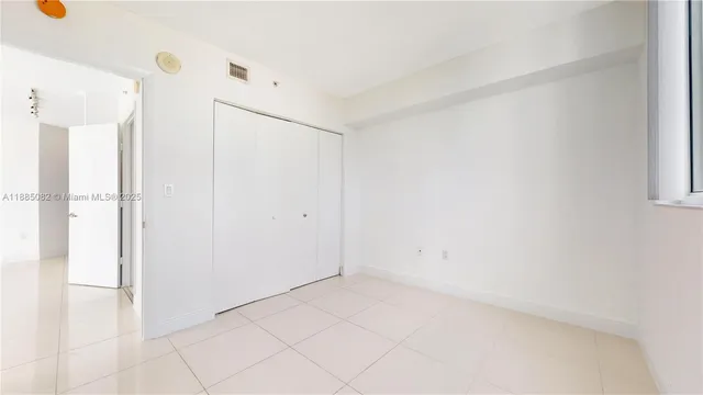 a view of an empty room