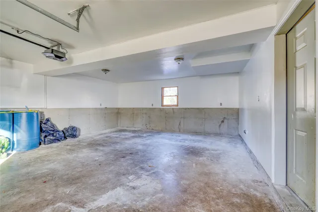a view of a hallway with natural light