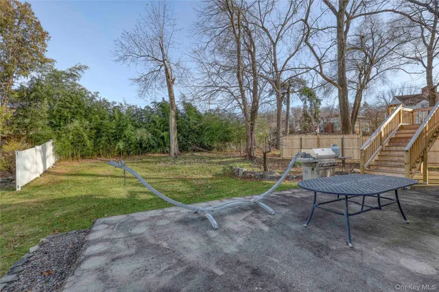 a view of a park with slide