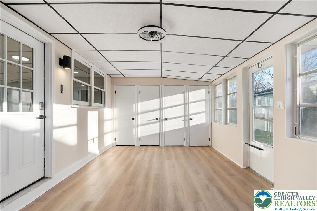 416 Main Street Stockertown, PA 18083 - Photo 19 of 29 a view of a room with wooden floors and windows