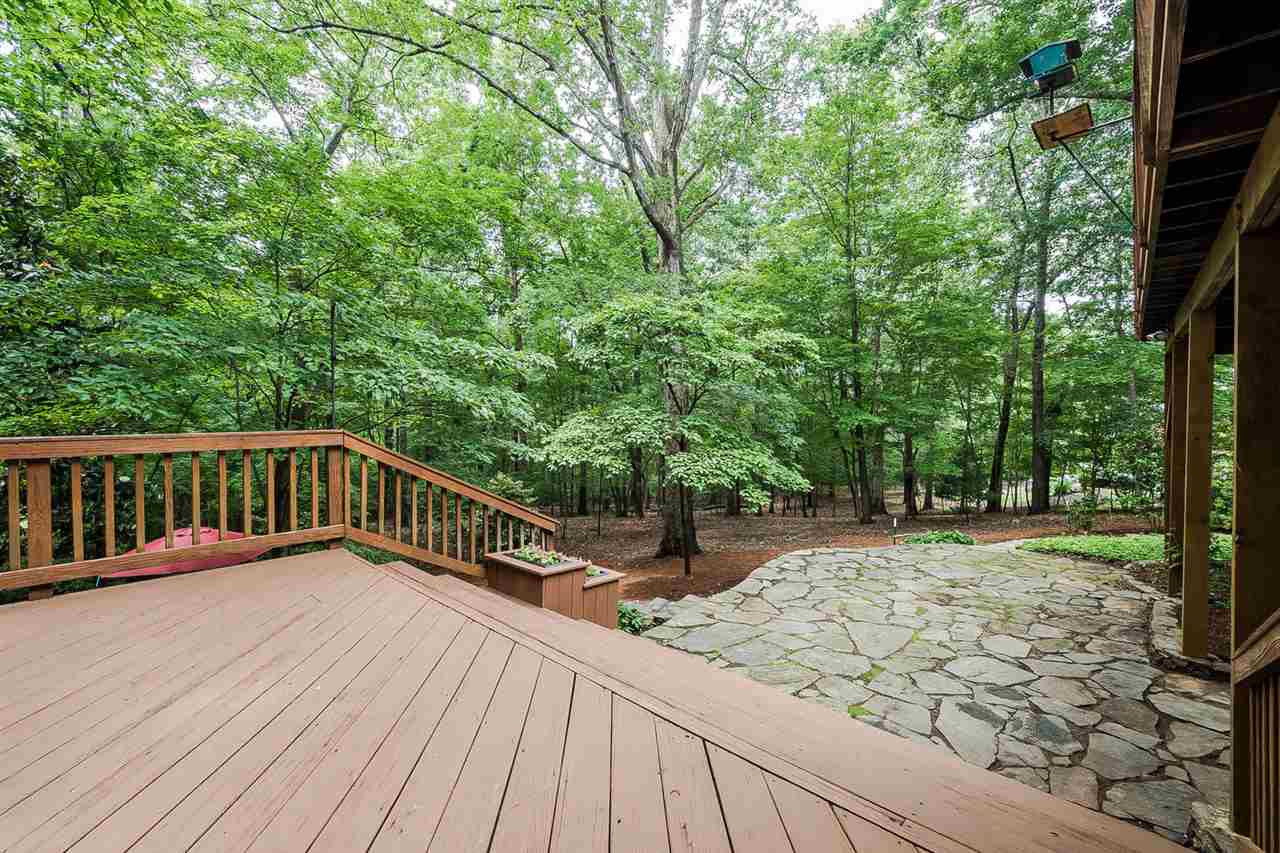 1105 Wagon Ridge Road Raleigh, NC 27614 - Photo 23 of 25 View of lower level deck and stone patios.