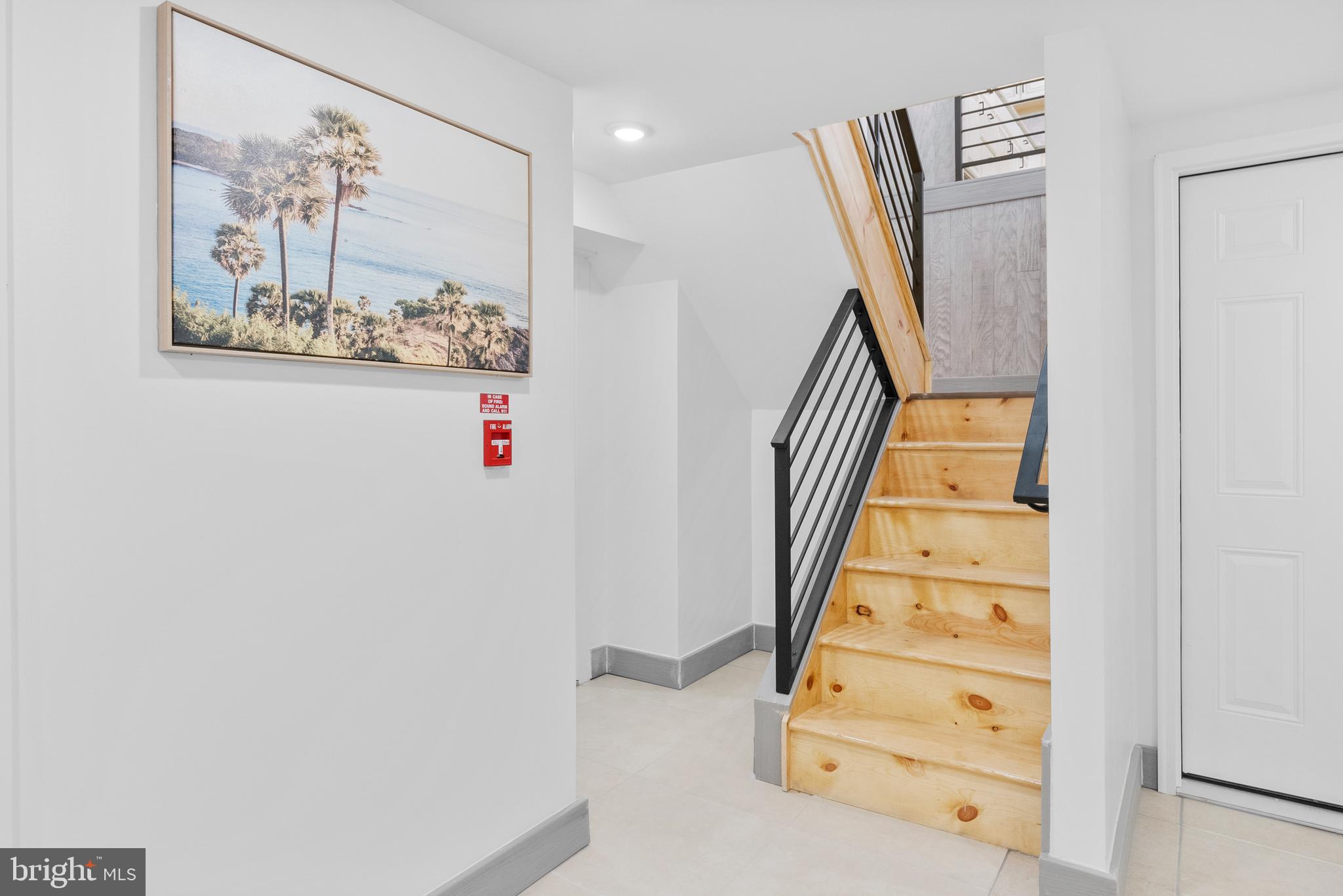 2305 North 50th Street Philadelphia, PA 19131 - Photo 13 of 33 a view of staircase with white walls