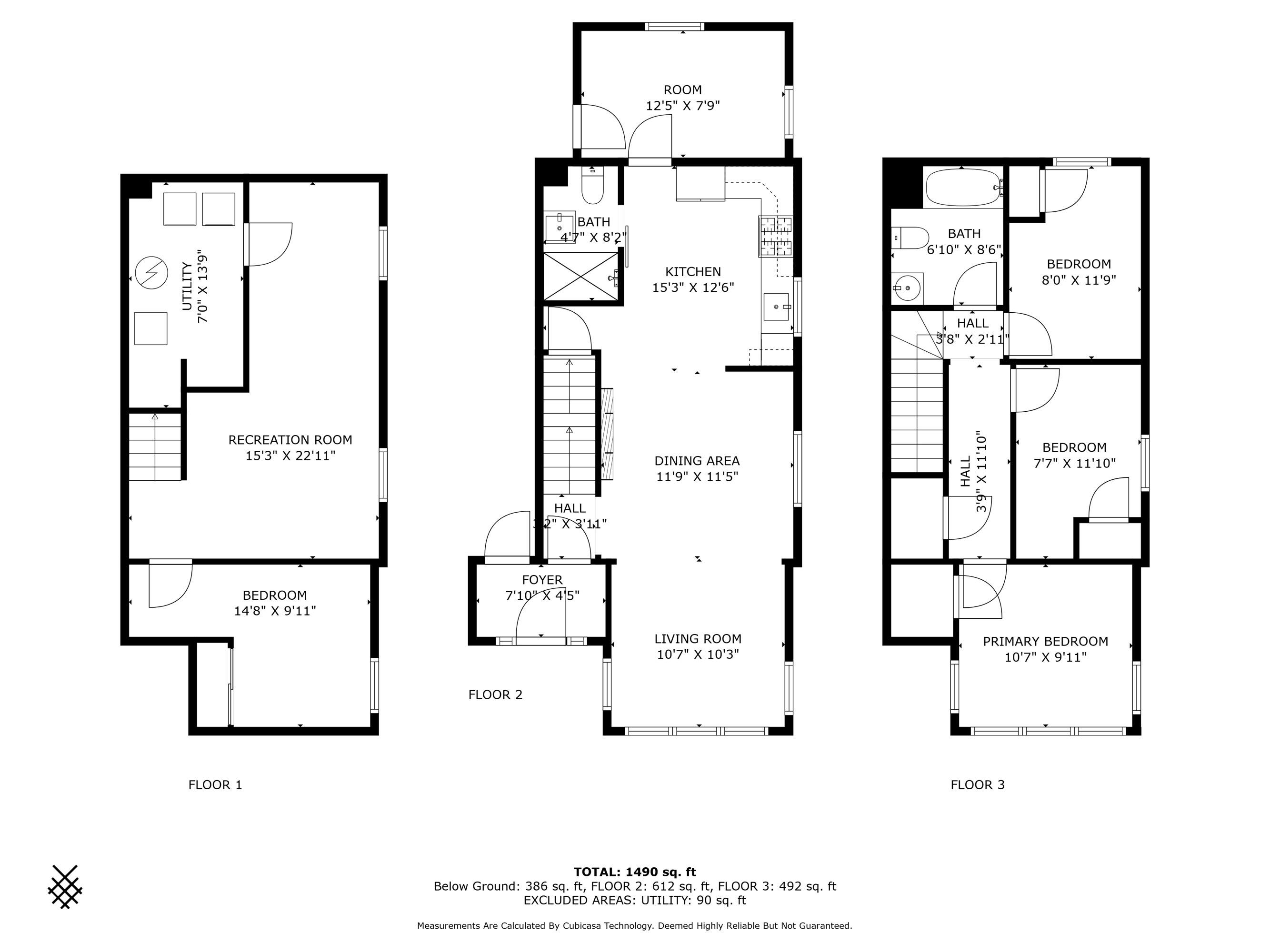 560 Rhode Island Ct. Gary, IN 46402 - Photo 47 of 49 a picture of a floor plan