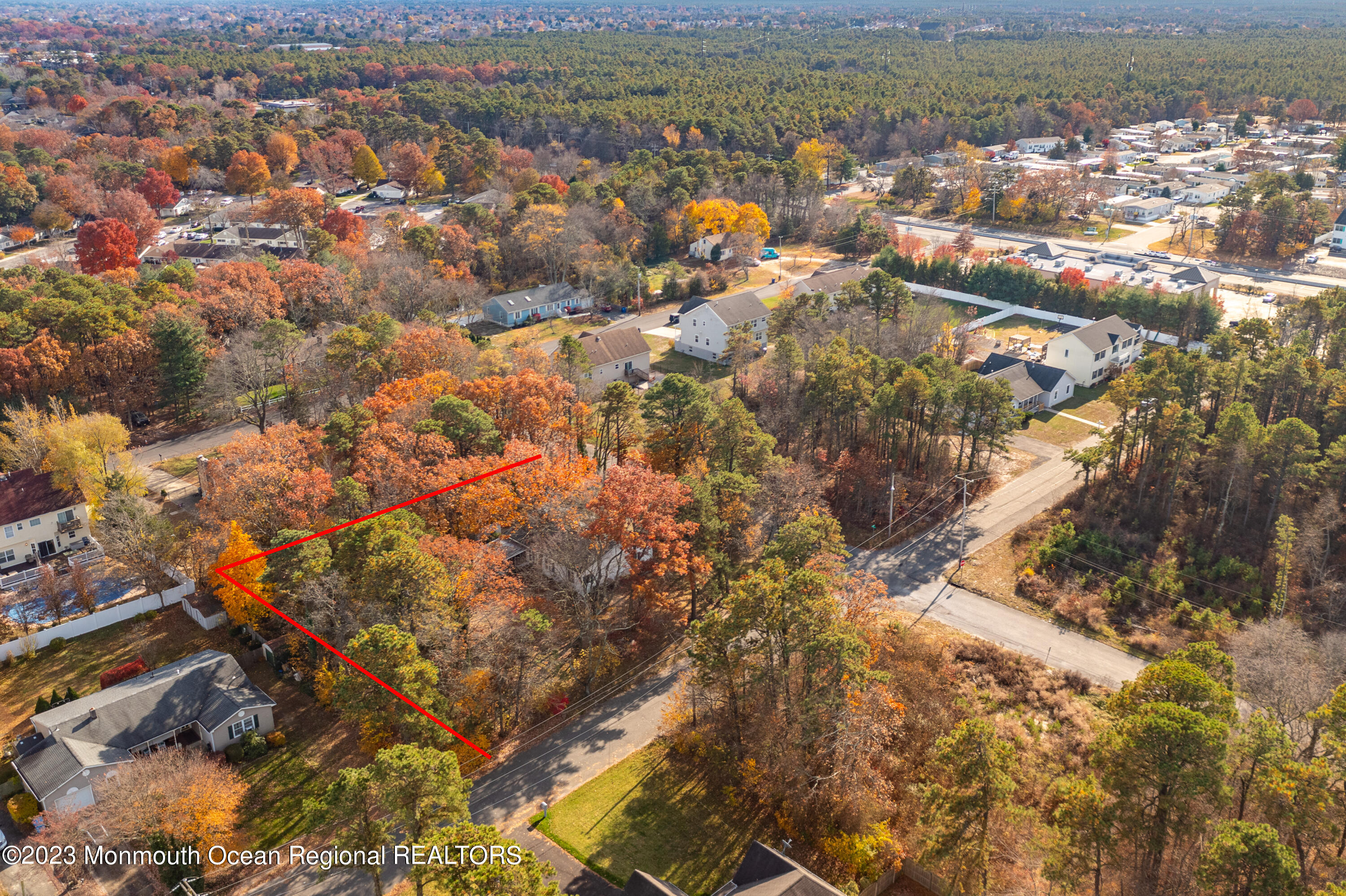 501 First Street Toms River, NJ 08757 - Photo 32 of 32 an aerial view of residential houses with outdoor space