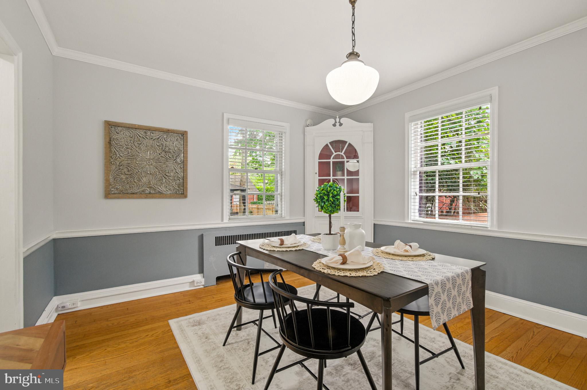 310 Paddington Road Baltimore, MD 21212 - Photo 12 of 59 a view of a dining room with furniture window and outside view