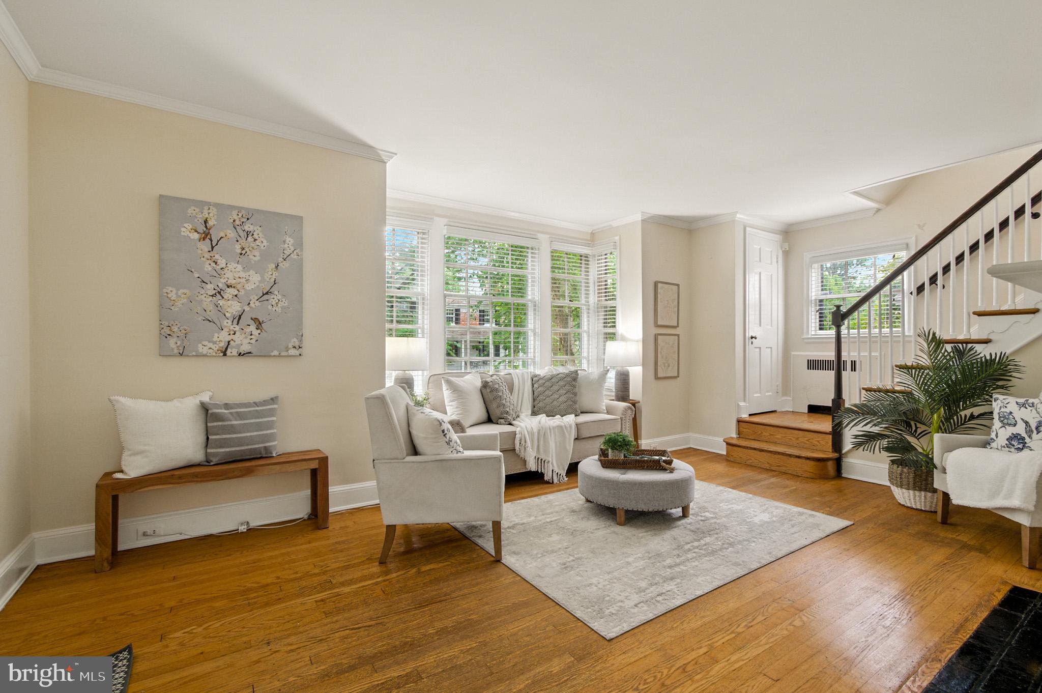 310 Paddington Road Baltimore, MD 21212 - Photo 5 of 59 a living room with furniture and a large window