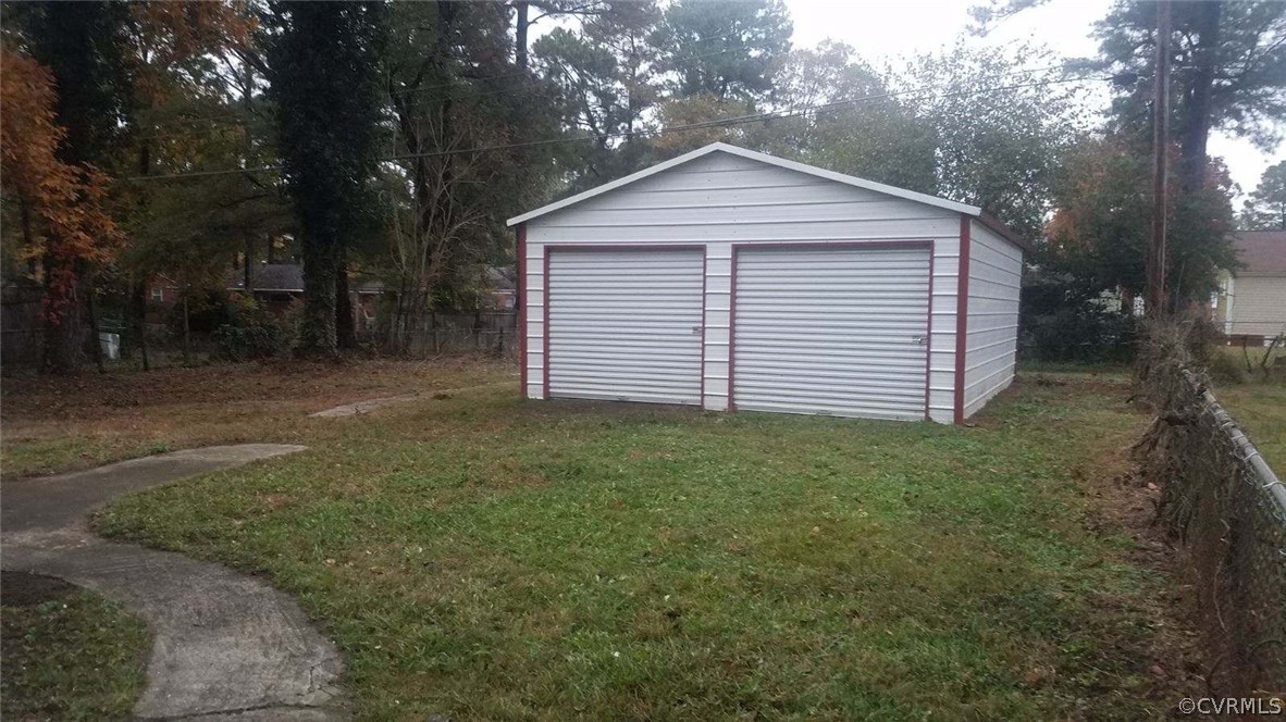 2135 Fort Rice Street Petersburg, VA 23805 - Photo 16 of 16 Huge 2 car Garage in back yard