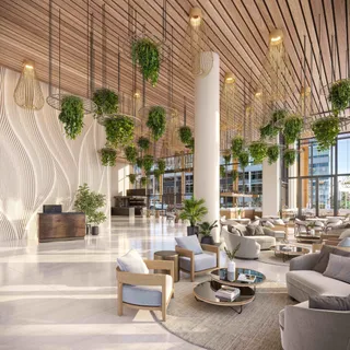 a building outdoor space and patio view