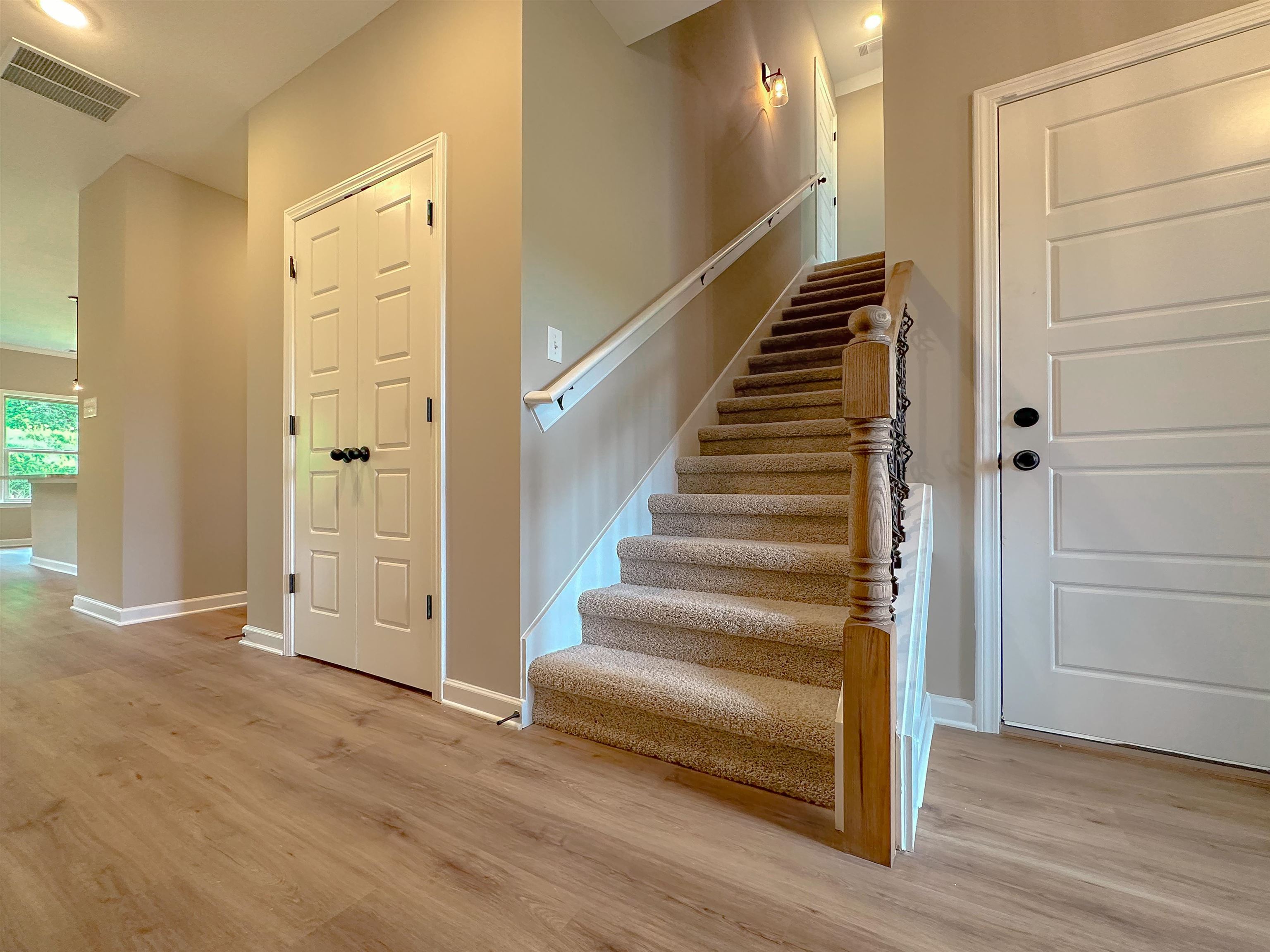 126 Stewart Road Munford, TN 38058 - Photo 4 of 23 Stairs with hardwood / wood-style floors
