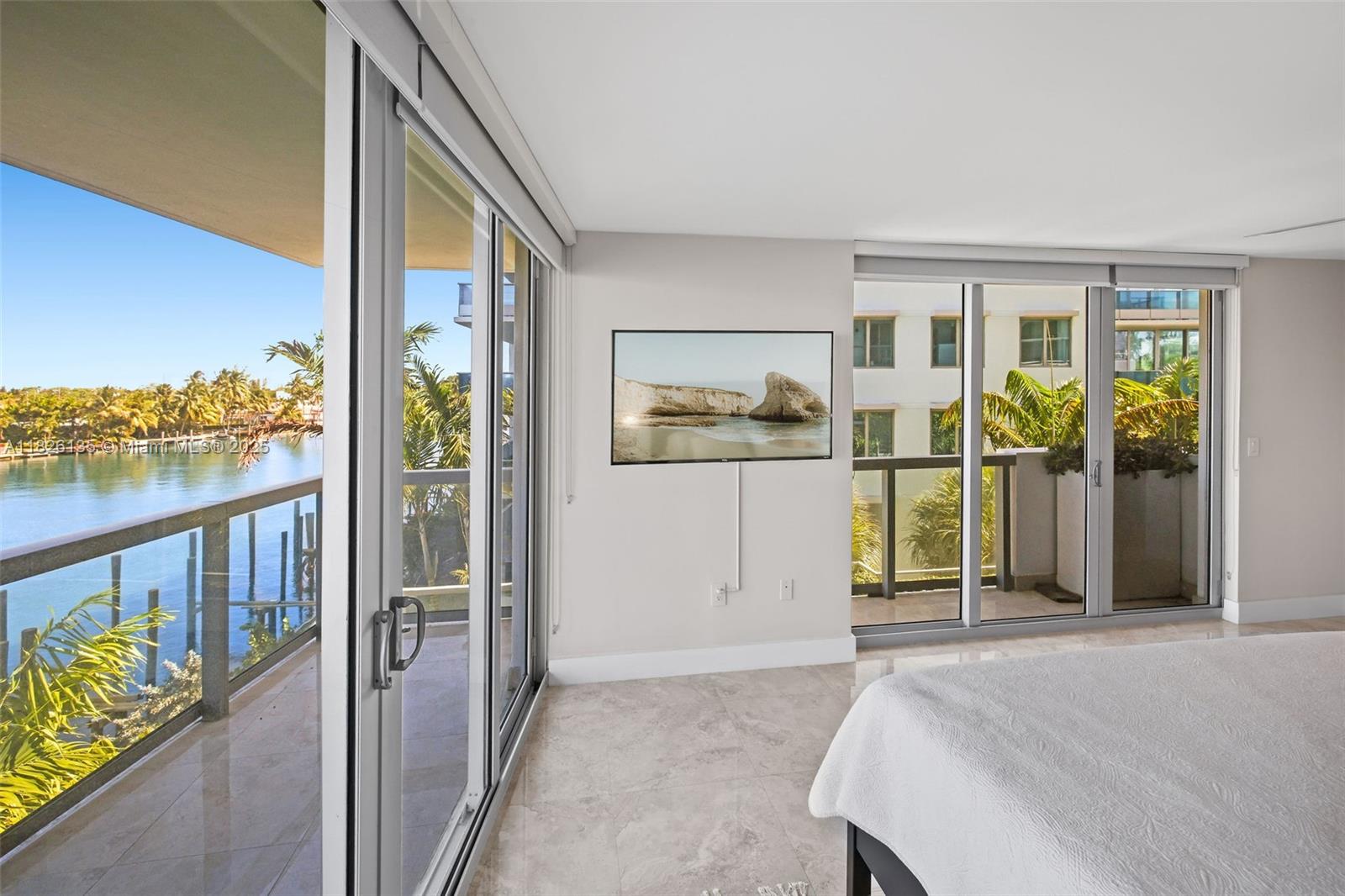 9261 East Bay Harbor Drive, Unit 404 Bay Harbor Islands, FL 33154 - Photo 27 of 49 a view of a balcony from door