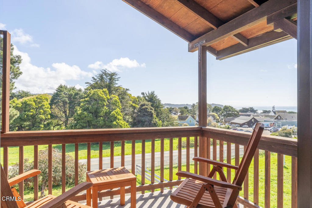 44920 Little Lake Road Mendocino, CA 95460 - Photo 20 of 62 a view of a city from a balcony