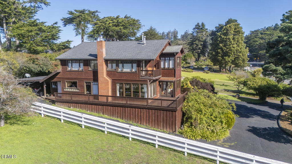 44920 Little Lake Road Mendocino, CA 95460 - Photo 59 of 62 aerial view of a house with a garden and plants