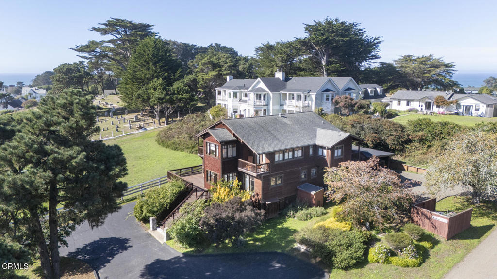 44920 Little Lake Road Mendocino, CA 95460 - Photo 6 of 62 an aerial view of residential houses with outdoor space