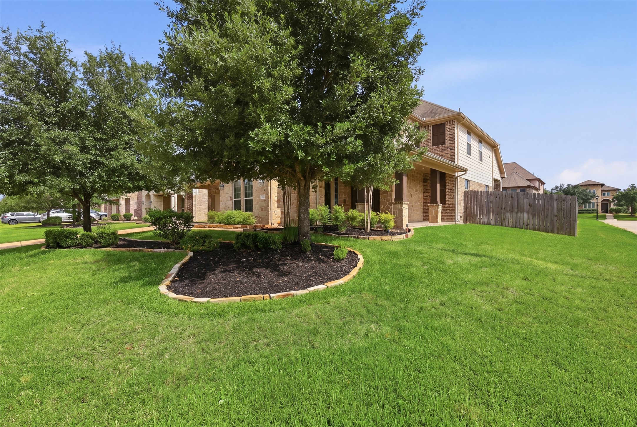 6835 Preston Grove Drive Spring, TX 77389 - Photo 2 of 49 a front view of a house with a yard