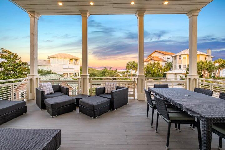 410 Beachfront Trail Santa Rosa Beach, FL 32459 - Photo 26 of 102 a view of a dining room with furniture window and kitchen view