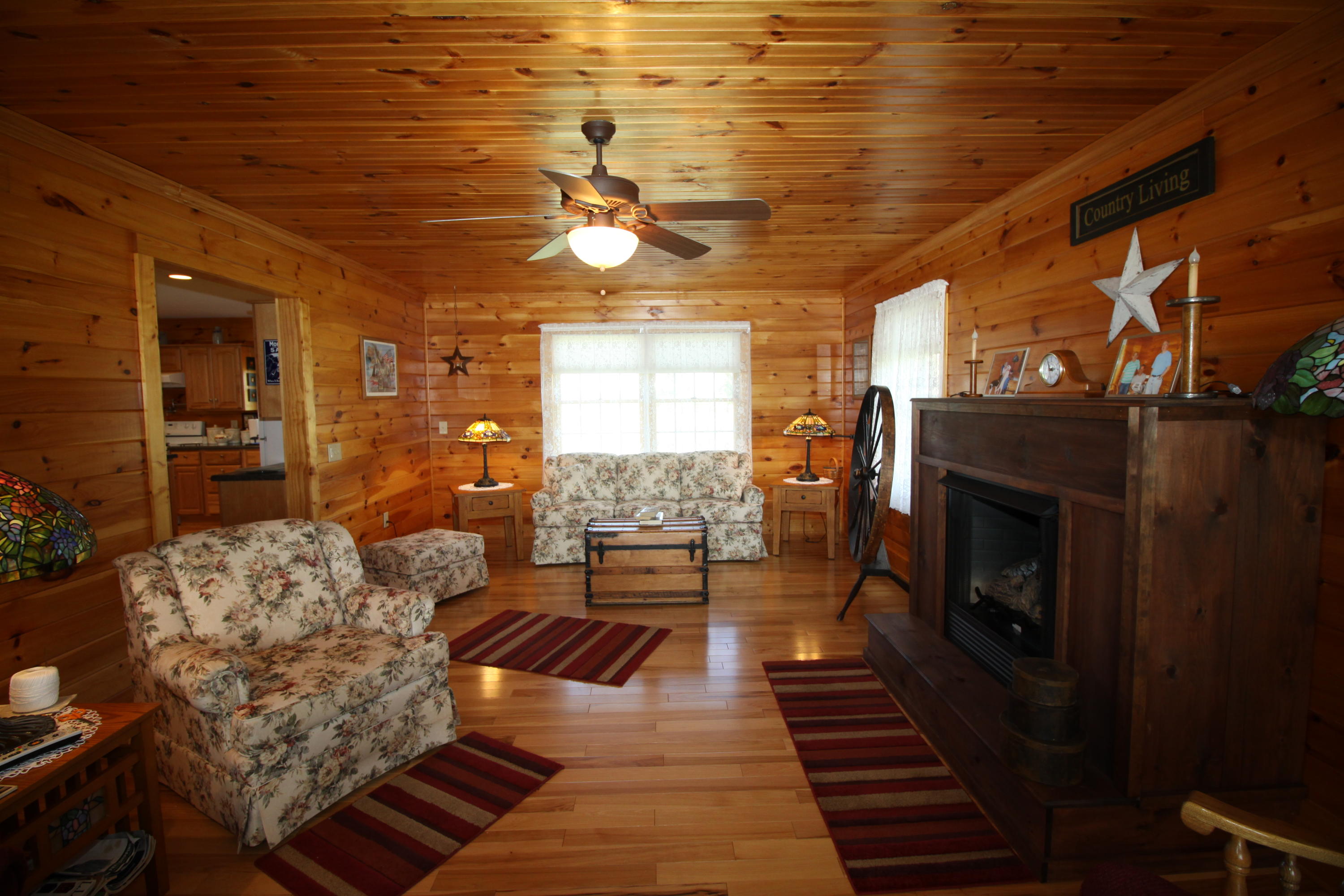 2615 Hatchett Road Penhook, VA 24137 - Photo 9 of 38 a living room with furniture and a fireplace