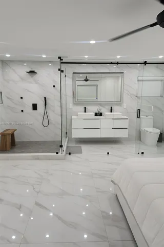 a view of walk in closet