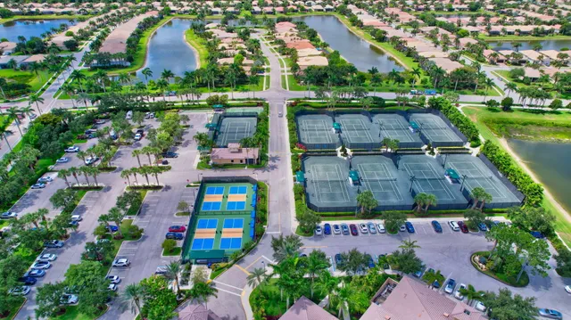an aerial view of a houses