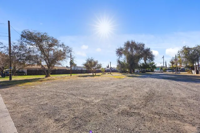 a view of yard with swimming pool