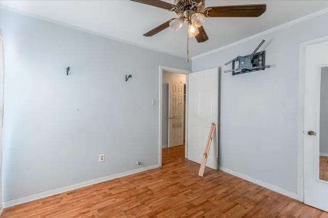 wooden floor in an empty room