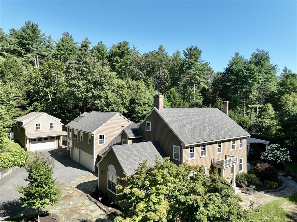 5 Pocumtuck Drive Deerfield, MA 01373 - Photo 2 of 42 an aerial view of a house with balcony
