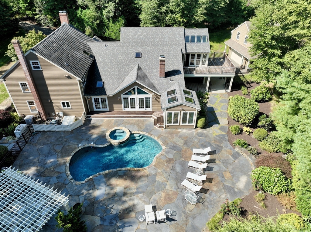 5 Pocumtuck Drive Deerfield, MA 01373 - Photo 3 of 42 an aerial view of a house with outdoor space patio and trees