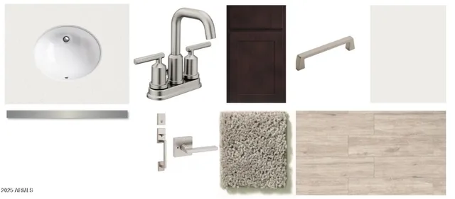 a kitchen with a sink a microwave a refrigerator and cabinets