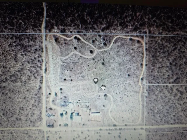 a view of a snow on the side of a road