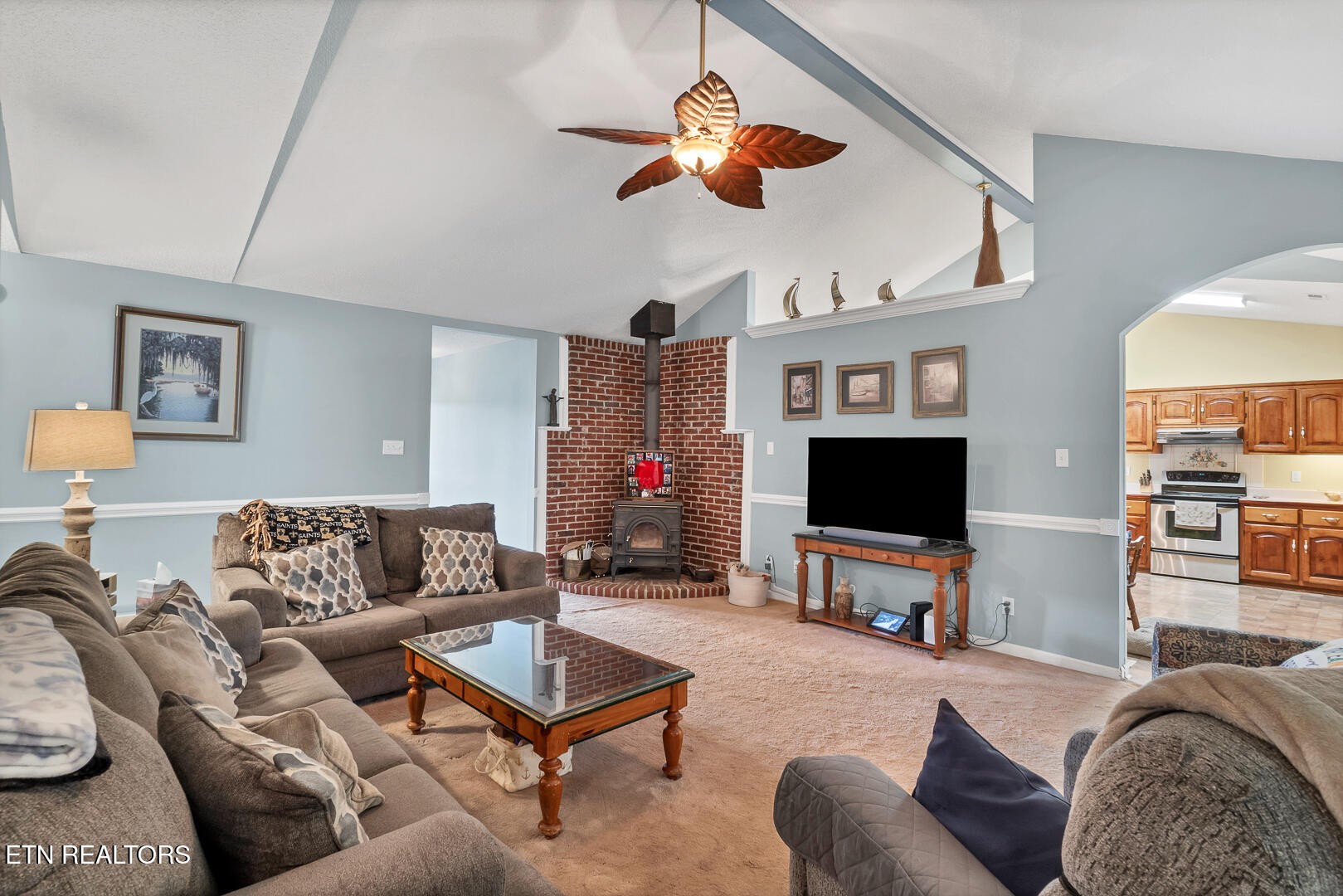 449 Foss Road Maryville, TN 37801 - Photo 15 of 49 a living room with furniture and a flat screen tv
