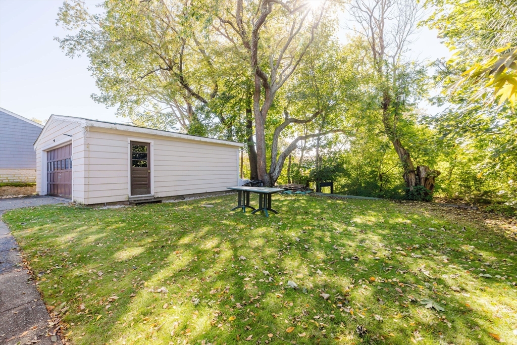 75 Randolph Avenue Tiverton, RI 02878 - Photo 22 of 22 a backyard of a house with lots of green space