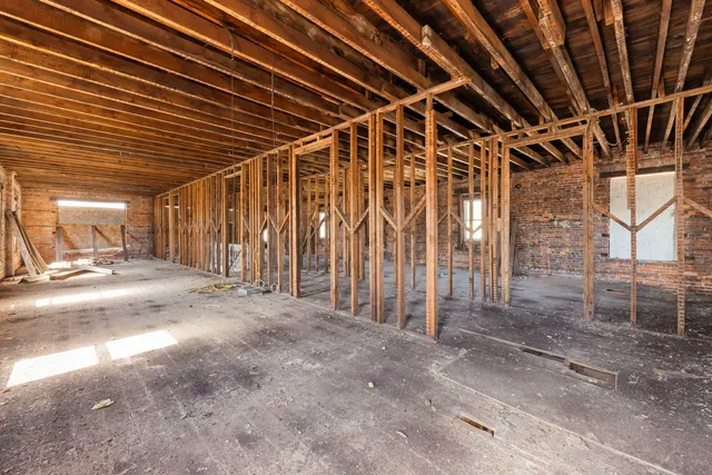 a view of under construction room and staircase