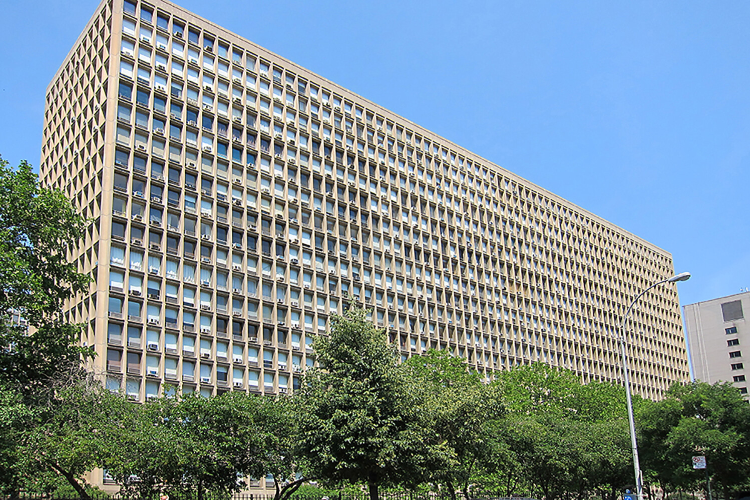 343 East 30th Street, Unit 12F Manhattan, NY 10016 - Photo 3 of 4 a view of a black building
