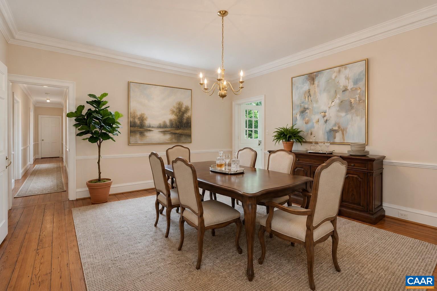 321 Alderman Road Charlottesville, VA 22903 - Photo 14 of 60 AI staged dining room